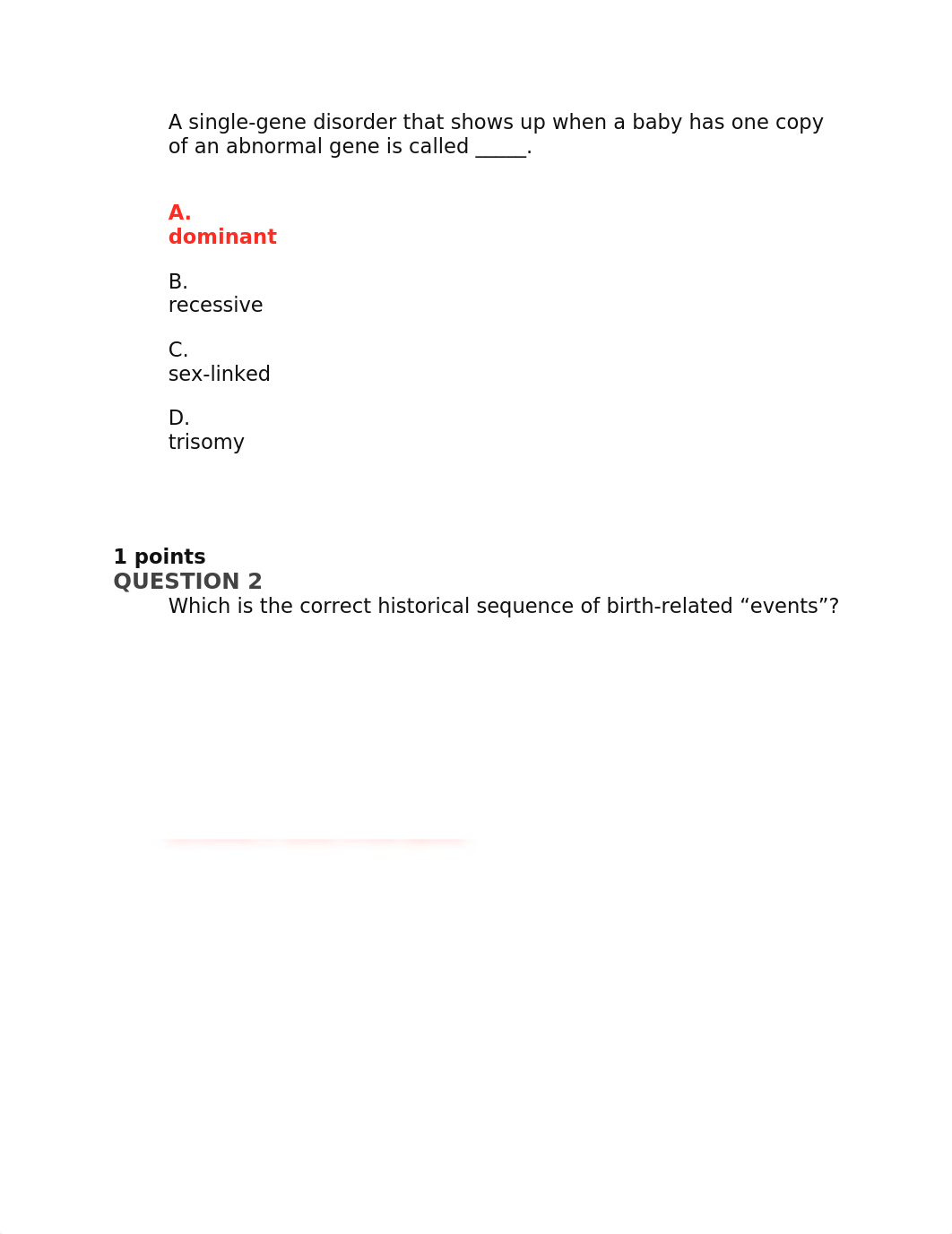 Developmental Psych Week 2 Quiz 1:2 Chap. 2.docx_d9jim2ruhgb_page1