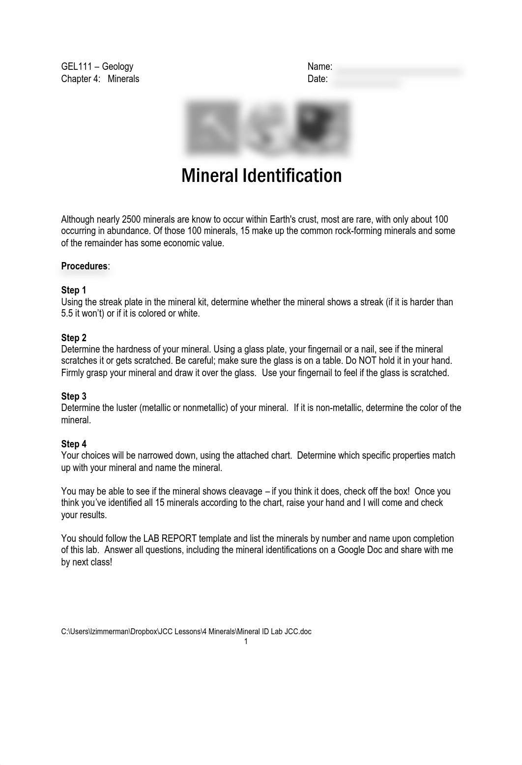 Mineral ID Lab JCC_d9jl0wpiih2_page1