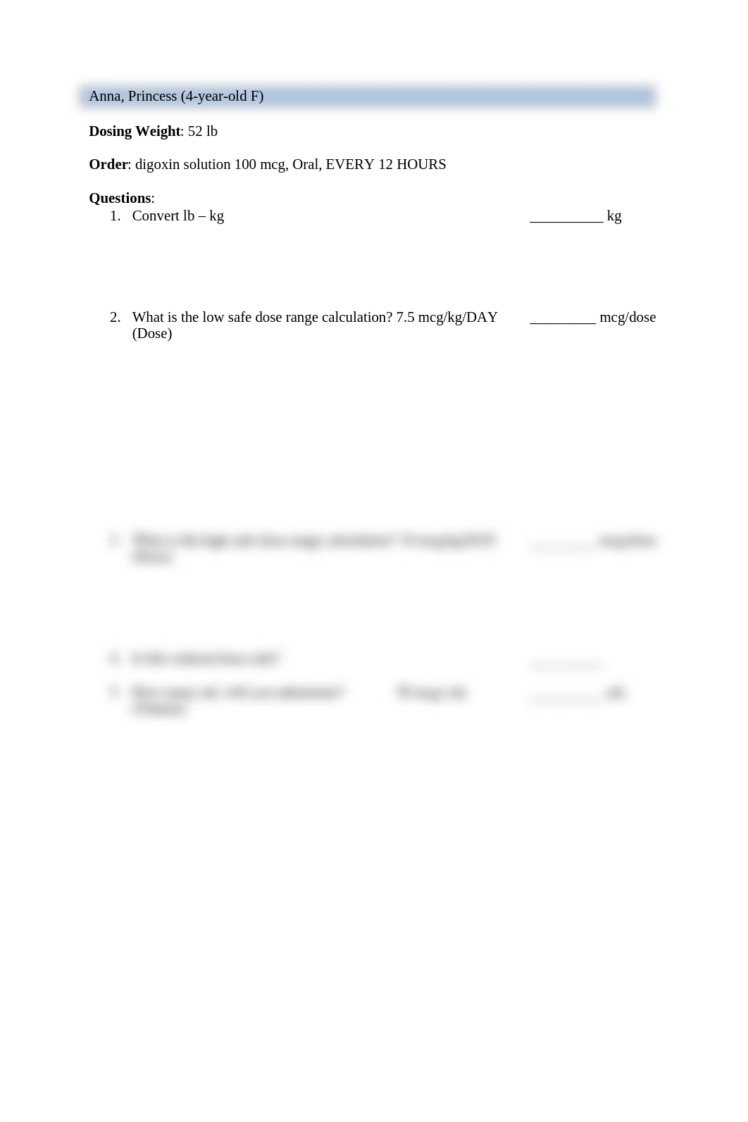 Pediatric Medication Calculations Worksheet week 2.docx_d9jlidroq2q_page2