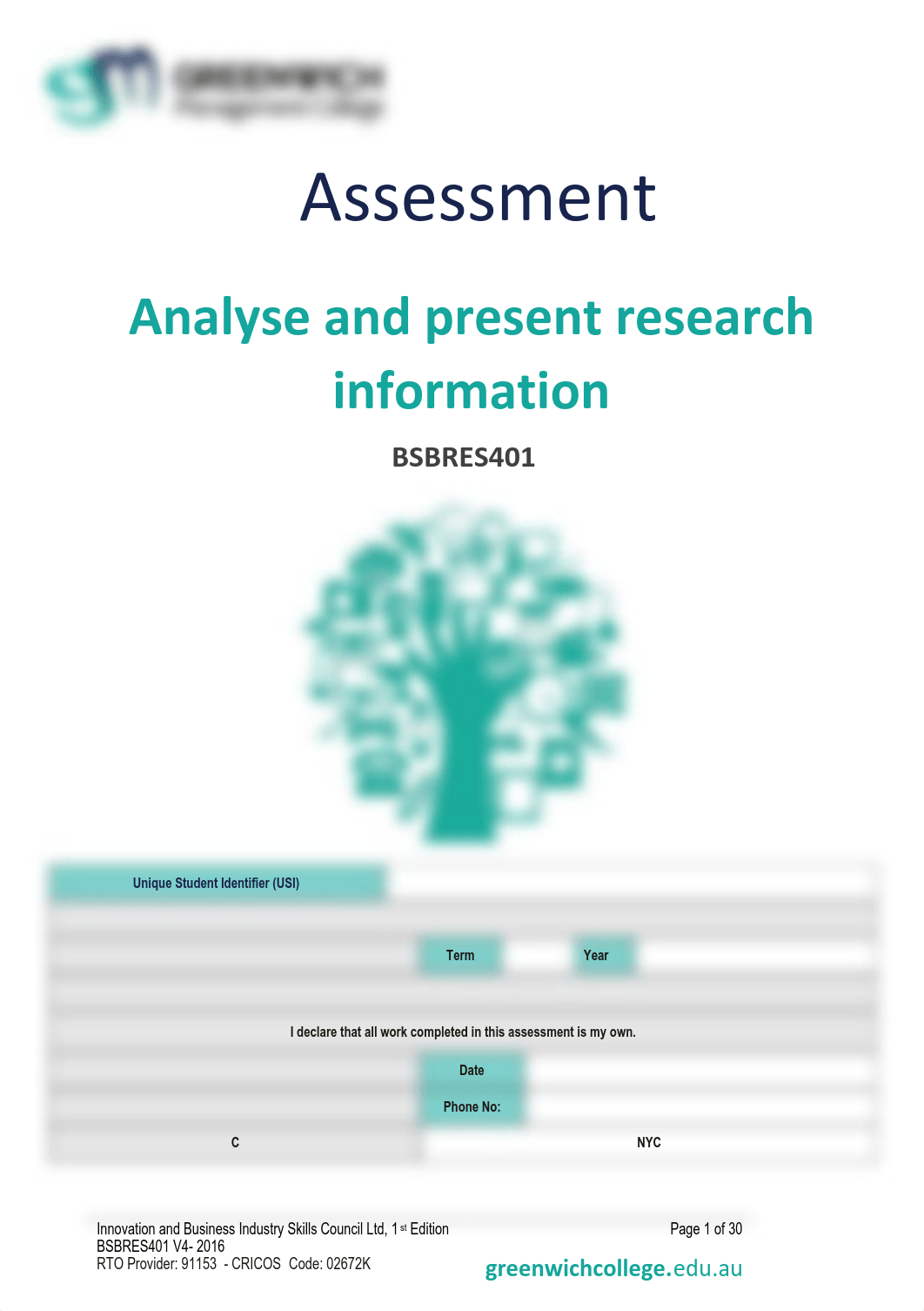 Assessment- BSBRES401 (1).pdf_d9jofiil37f_page1