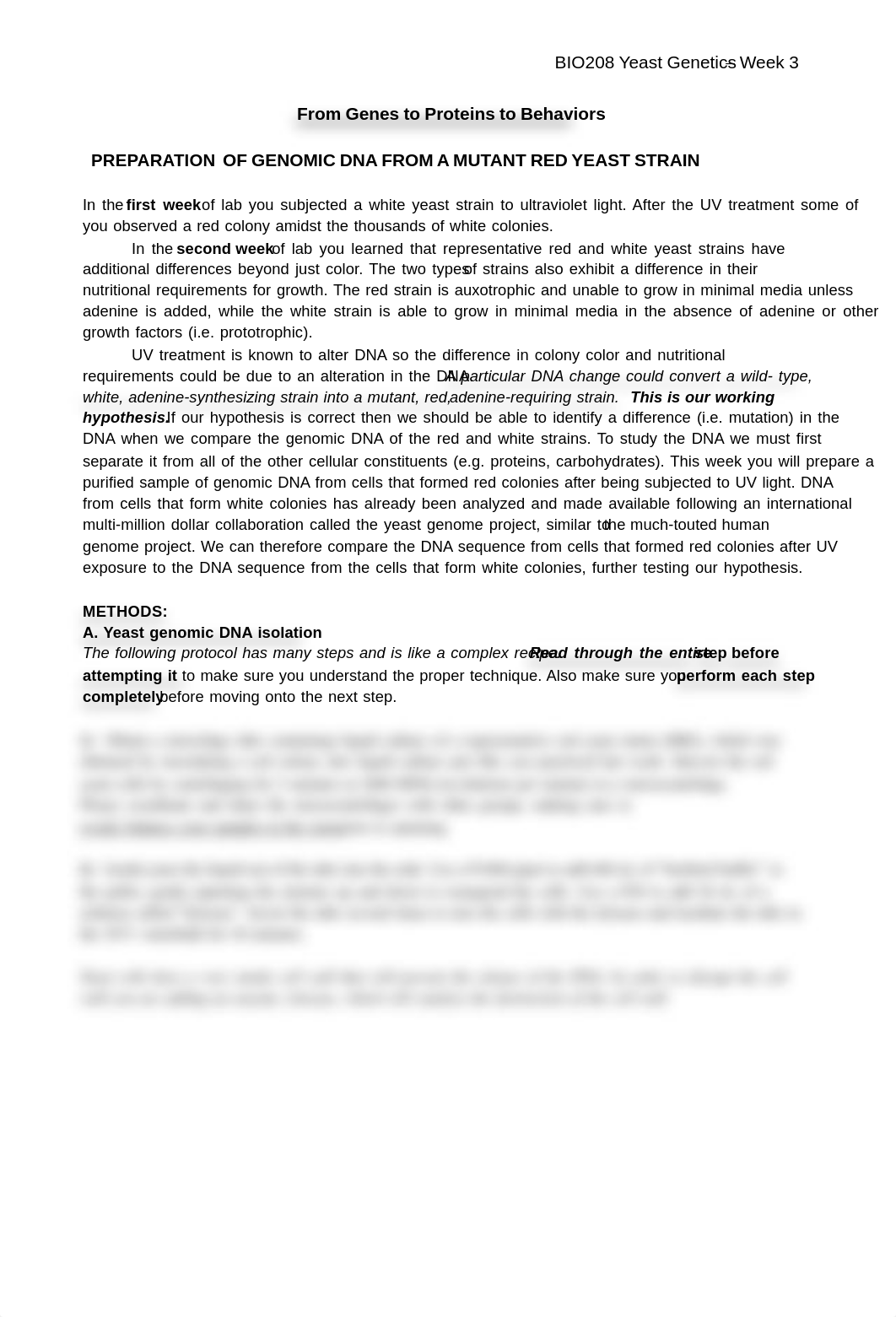 BIO208+Yeast+Genetics+Lab+Week+3+-From+Genes+to+Proteins+to+Behaviors_d9juee90537_page1