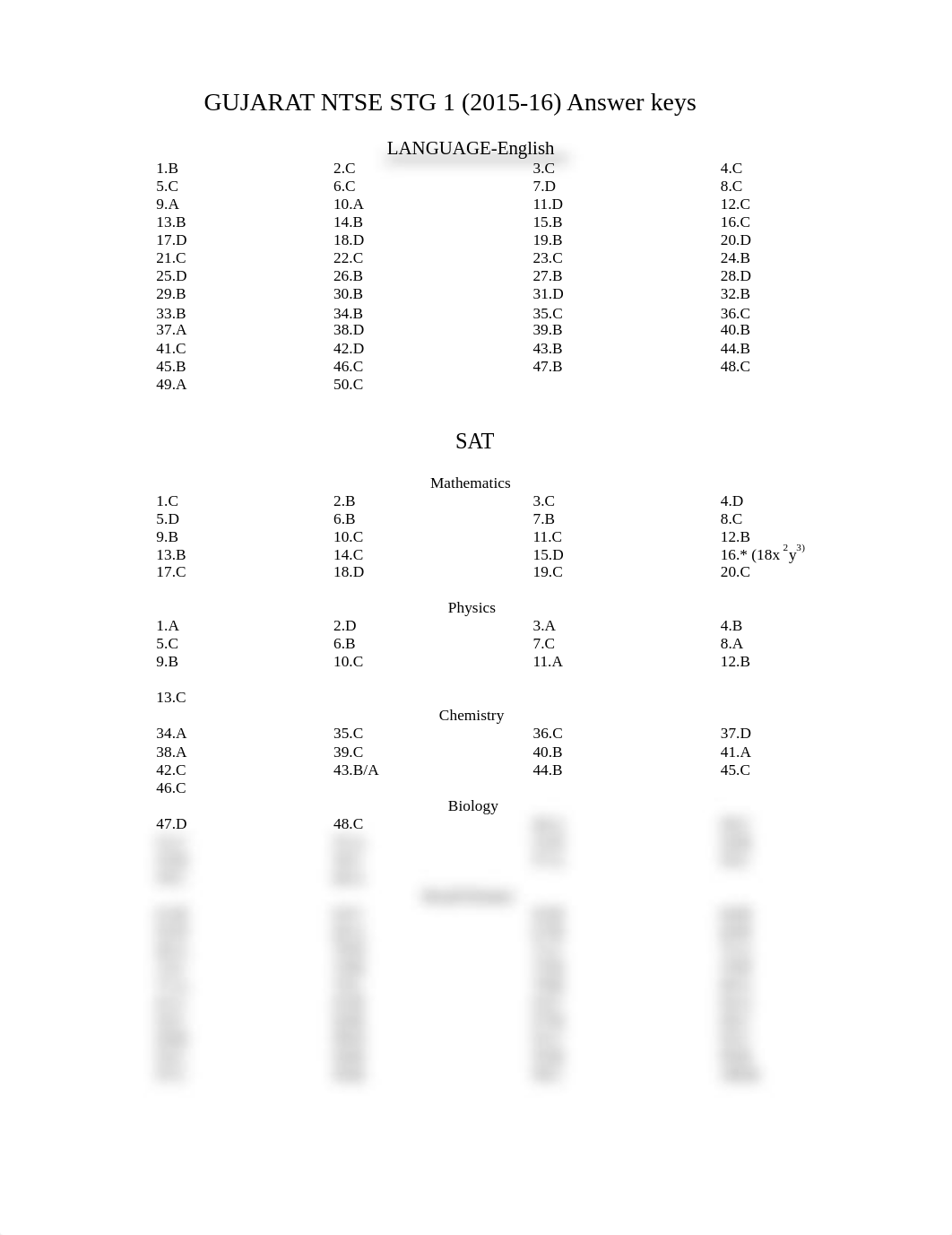 Answer Key_SAT_MAT_LANG_GUJARAT_NTSE STG1 (2015-16)_d9k100st078_page1