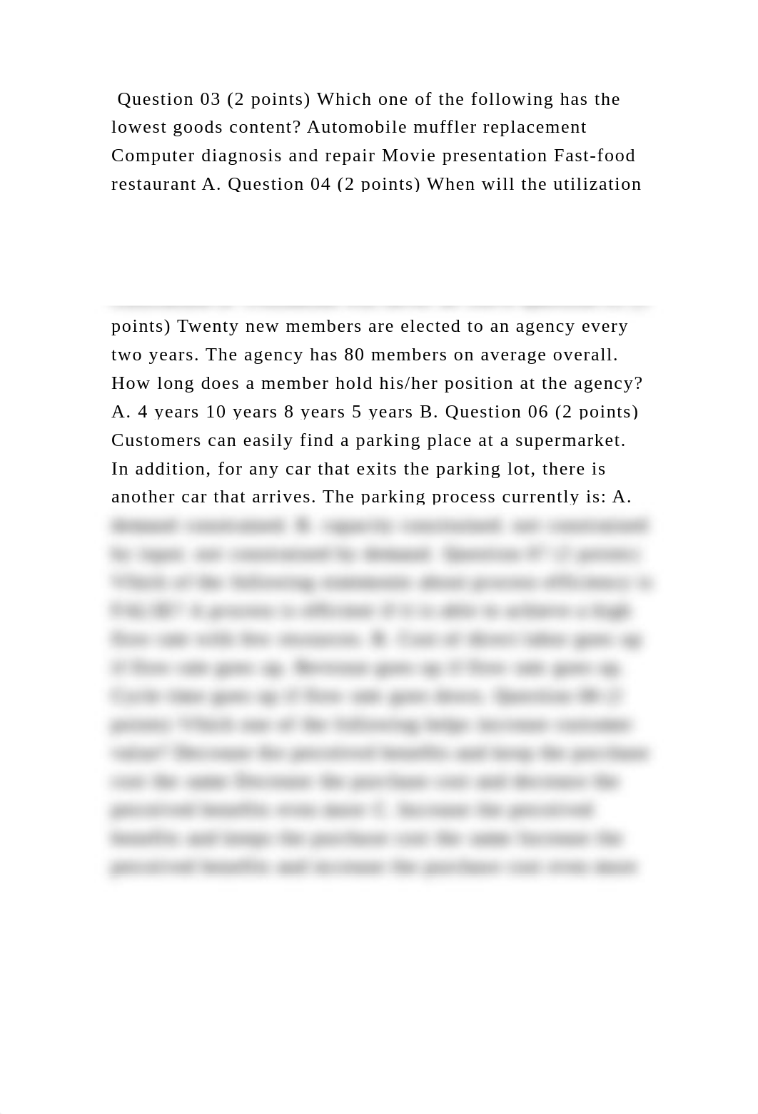 Question 03 (2 points) Which one of the following has the lowest good.docx_d9k7x69blc1_page2