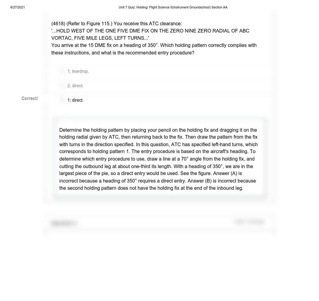 Unit 7 Quiz_ Holding_ Flight Science II(Instrument Groundschool) Section AA.pdf_d9kjoertlbr_page2