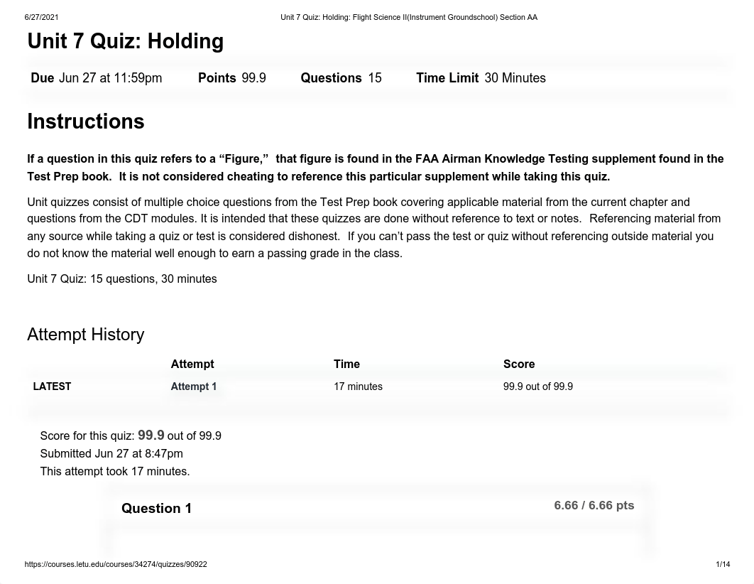 Unit 7 Quiz_ Holding_ Flight Science II(Instrument Groundschool) Section AA.pdf_d9kjoertlbr_page1