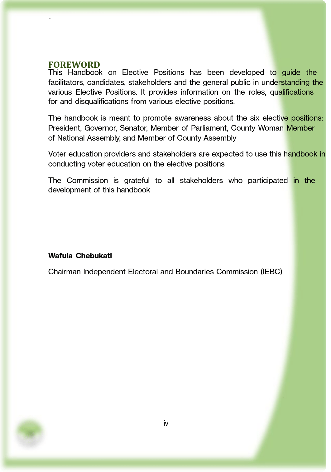 A HANDBOOK ON ELECTIVE POSITIONS IN KENYA - IEBC%0A%0Apdf_d9knii4r2tc_page5