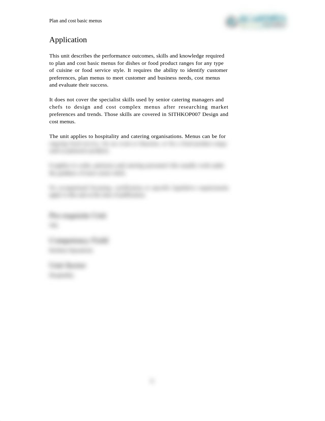 SITHKOP002 - Plan and cost basic menus.docx_d9knyw178ao_page2