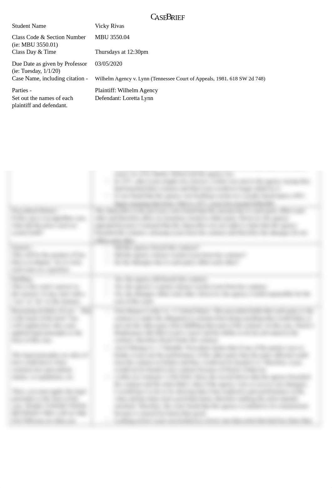 Wilhelm Agency v. Lynn Case Brief.docx_d9kpkvypjhl_page1