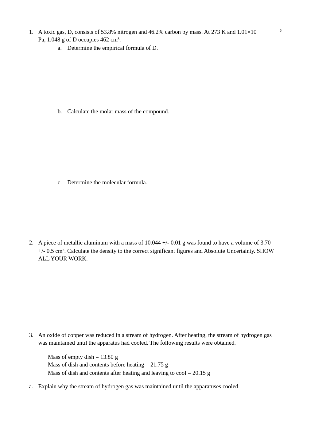 Exam 1 Review Short Answer Key.pdf_d9krkex2gf1_page1