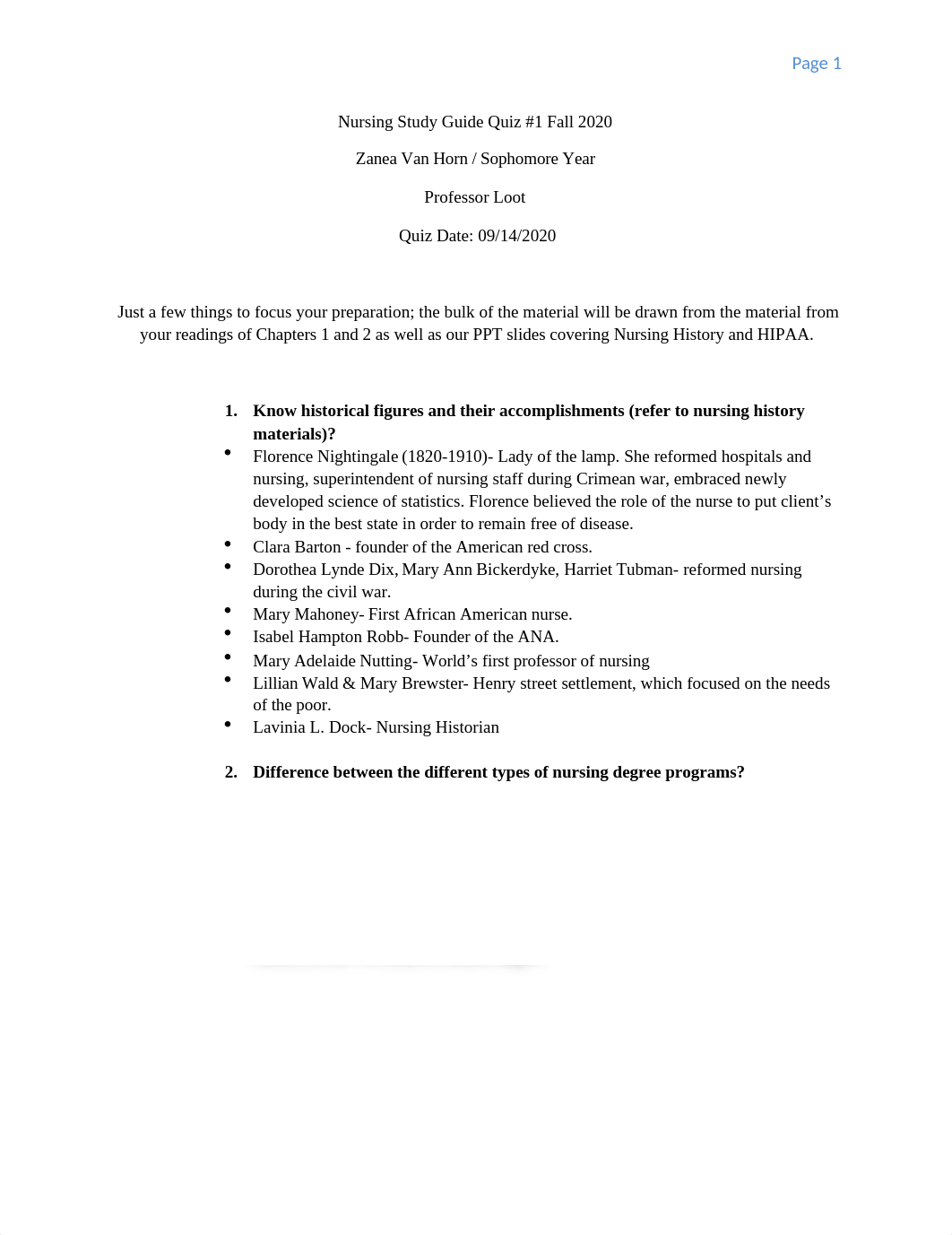 Nursing Study Guide Quiz #1 .docx_d9l7poxnpae_page1