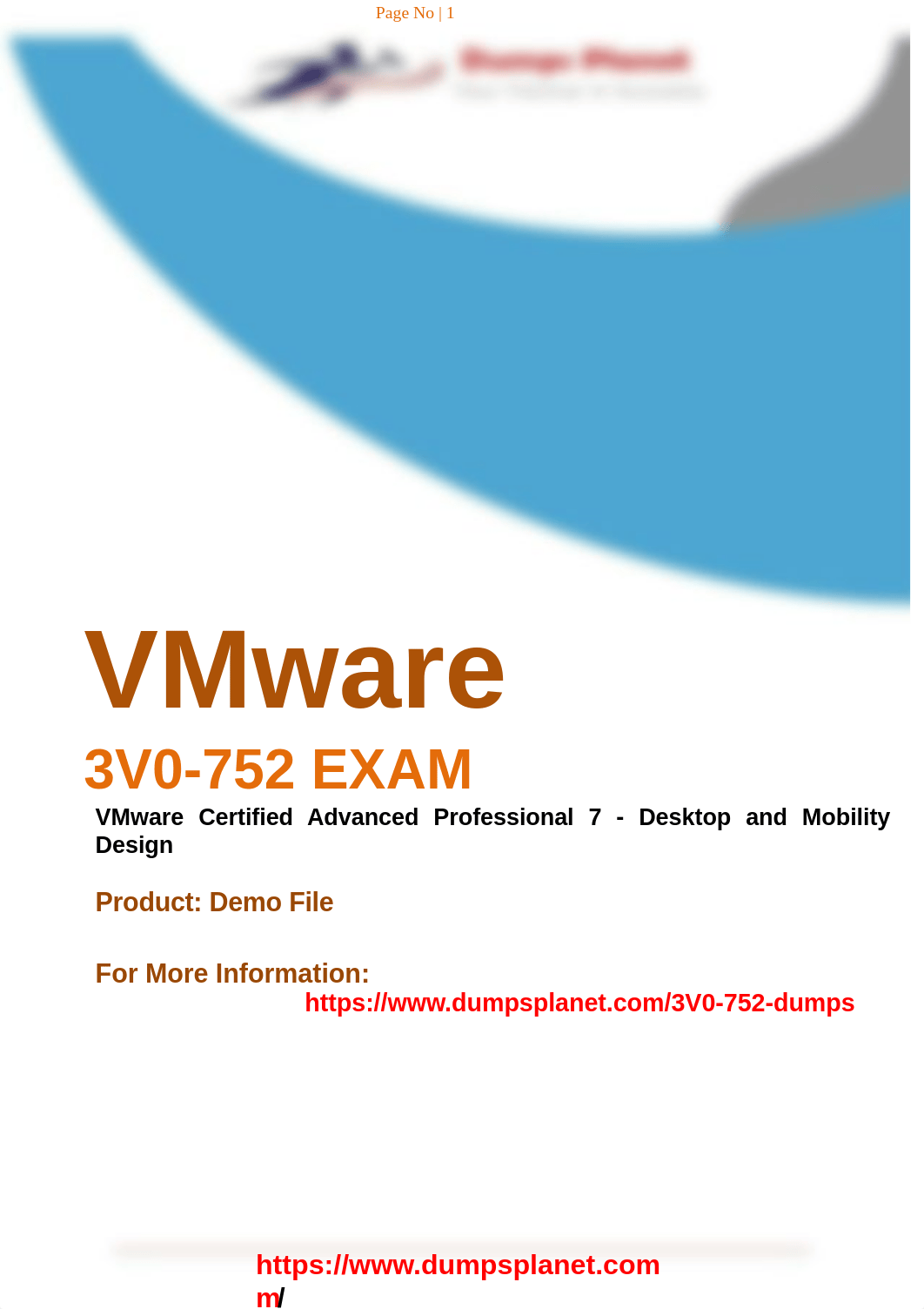 2019 VMware 3V0-752 Exam Dumps.pdf_d9lfc6dkzp8_page1