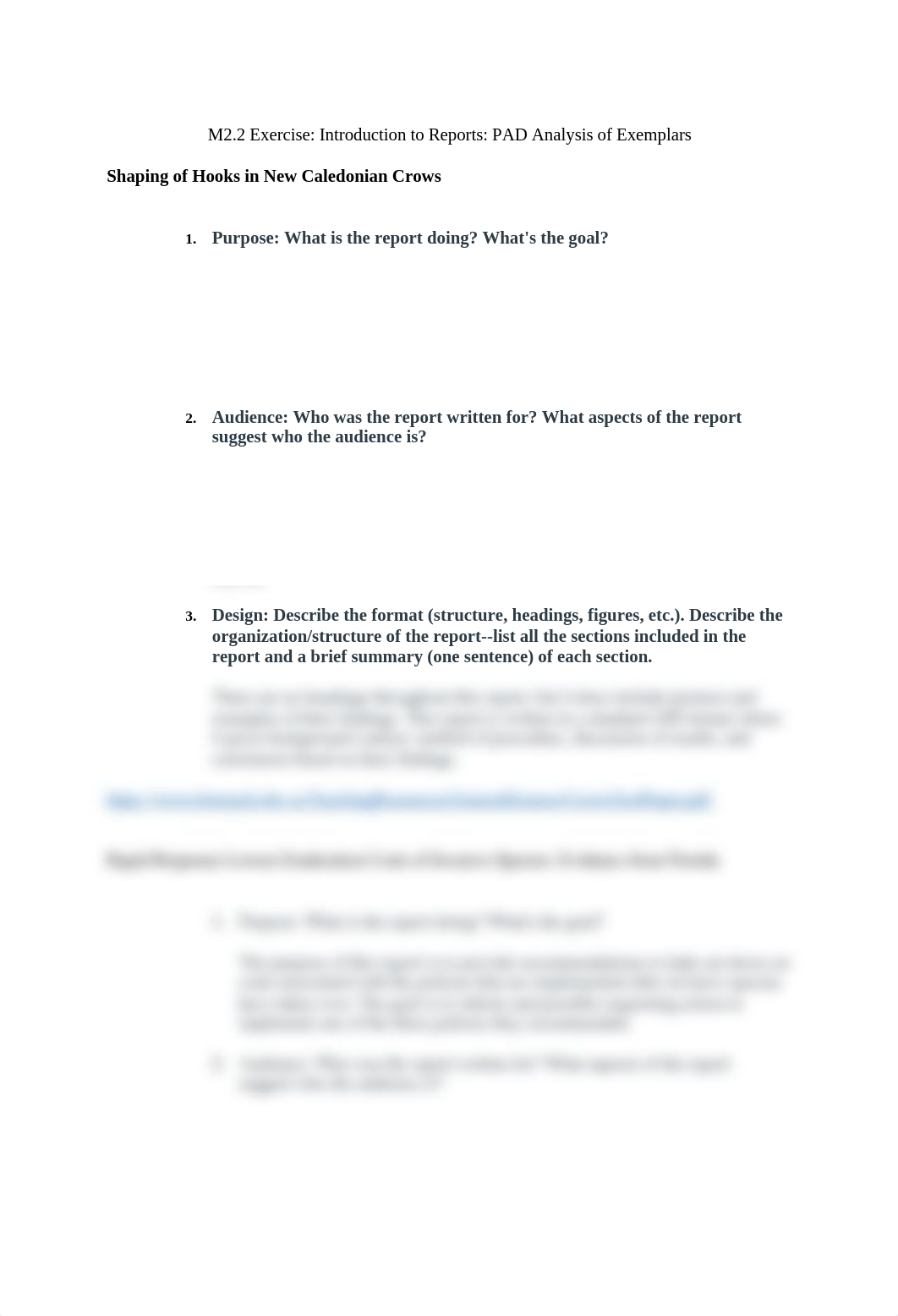 M2.2 Exercise- Introduction to Reports- PAD Analysis of Exemplars    .docx_d9lx0lr5a38_page1