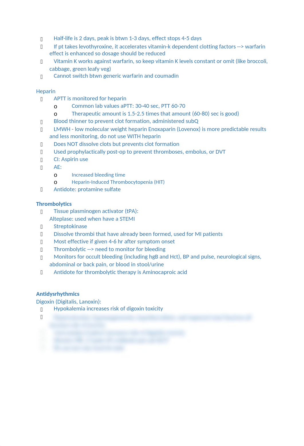 Pharmacology Hesi notes - CARDIAC and HEMO.docx_d9lxwptxtae_page2