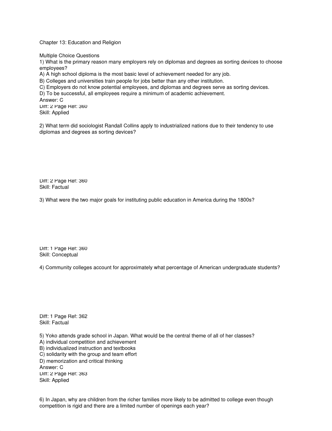 Education and Religion Exam and Answers_d9m754qgsxy_page1