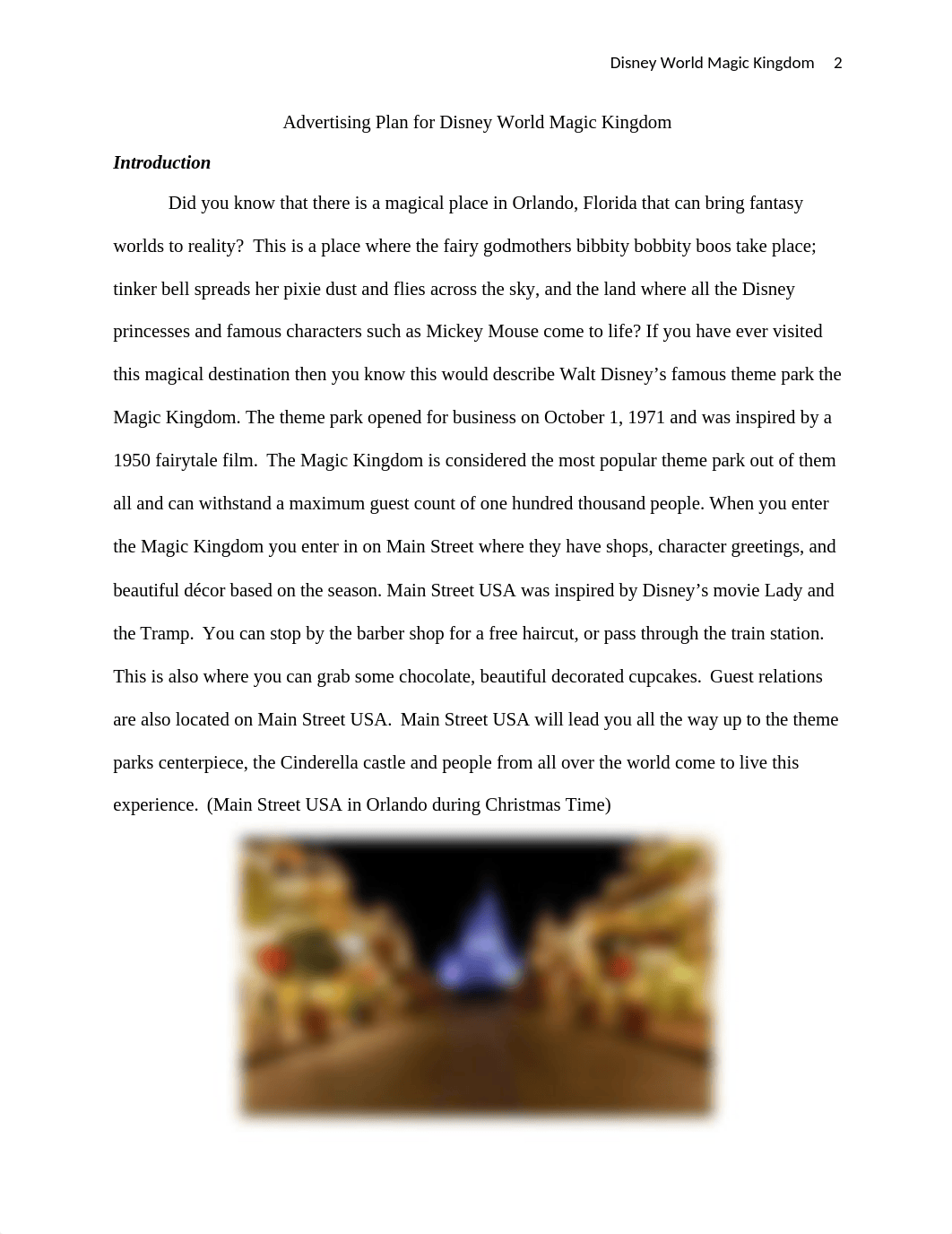 Advertising Plan Magic Kingdom.docx_d9mnbwnqtkm_page2