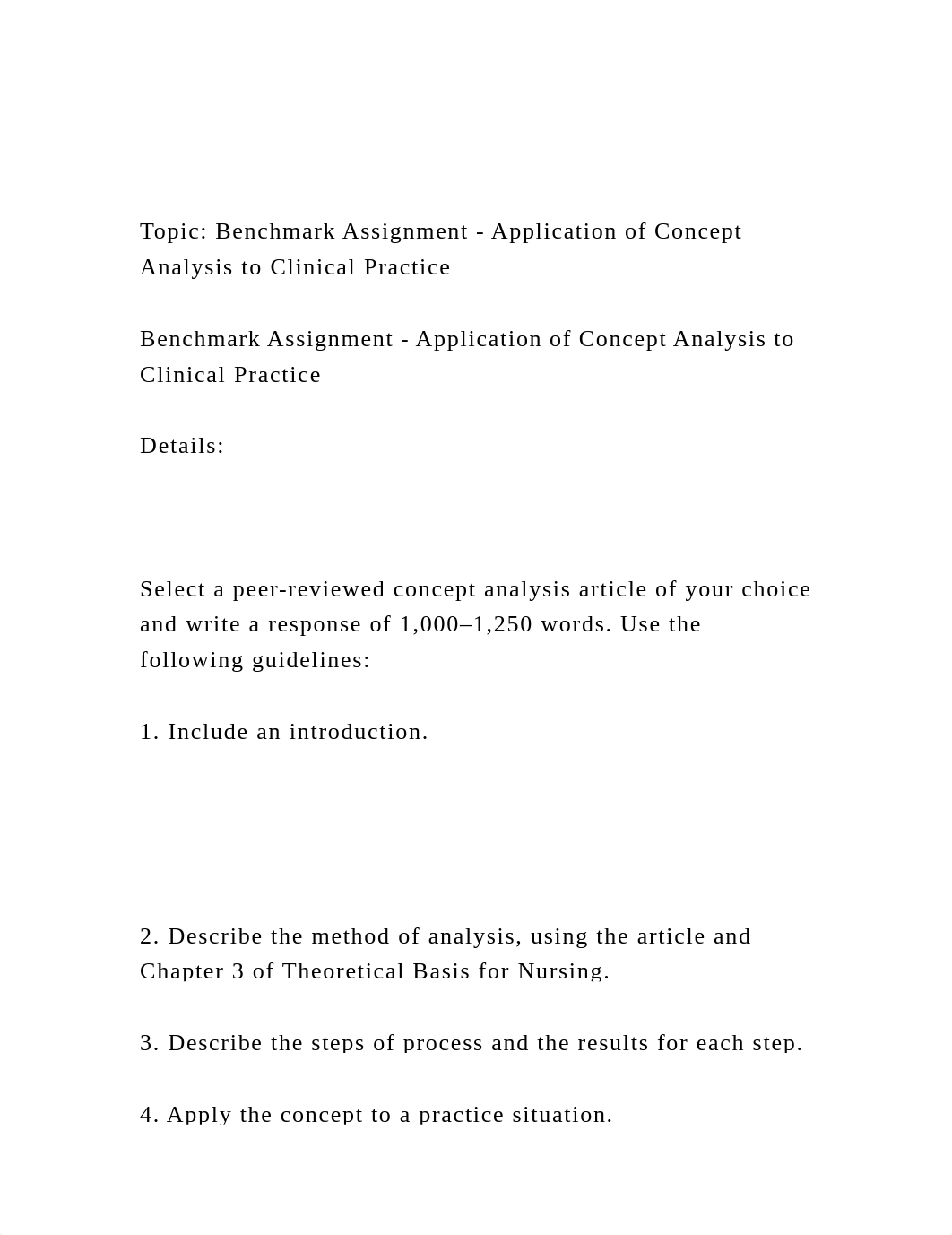 Topic Benchmark Assignment - Application of Concept Analysis to.docx_d9n40e86n4e_page2