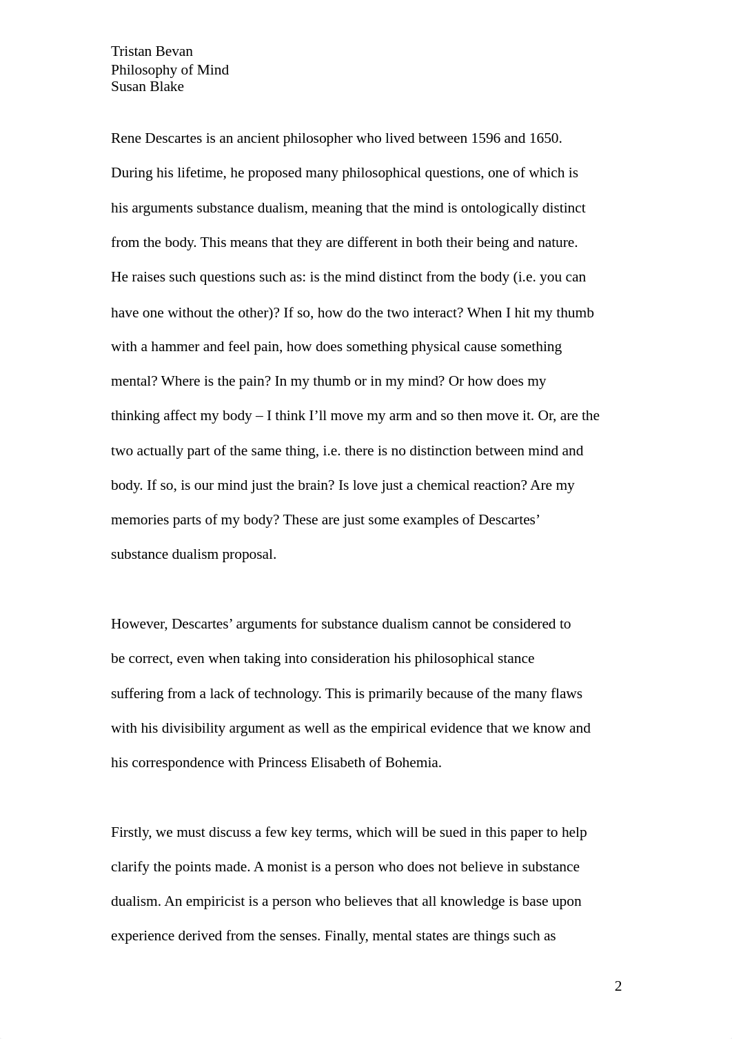 Is Rene Descartes' Substance Dualism Correct.docx_d9ngp064l5l_page2