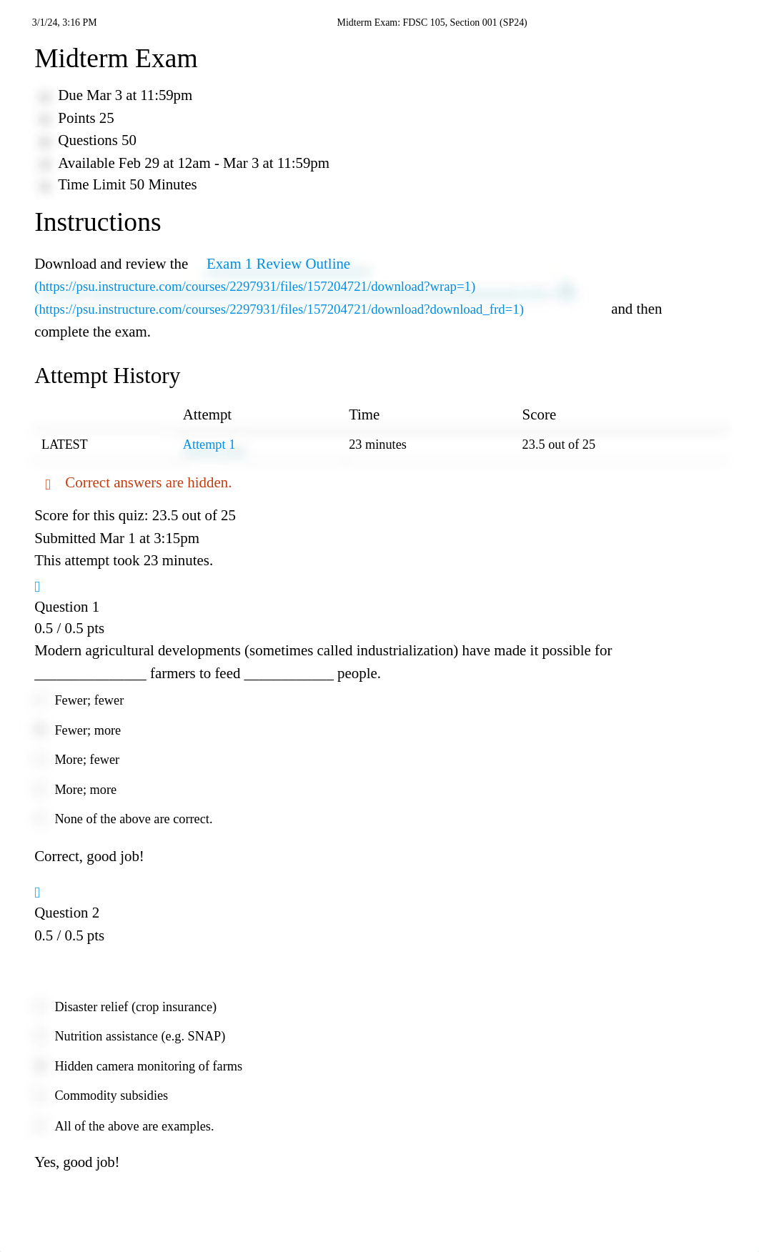 Midterm Exam_ FDSC 105, Section 001 (SP24).pdf_d9nib20zxjq_page1