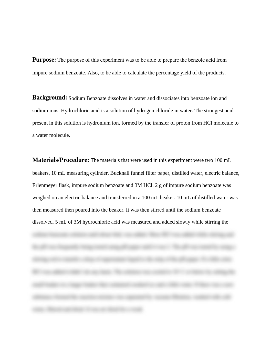 Experiment 4- Synthesis of Benzoic Acid LAB REPORT.docx_d9nin80unzl_page2