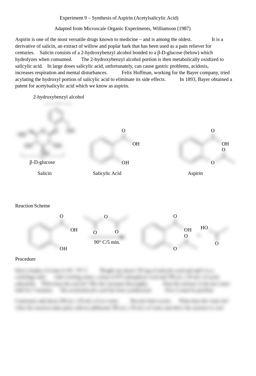 Exp 9 - Synthesis of Aspirin_d9nqw2bfo0a_page1