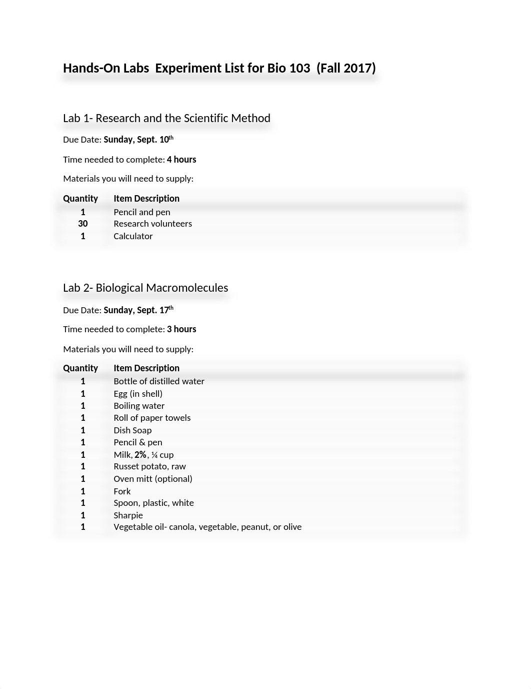 Bio103 HOL Experiment List Fa17.docx_d9nvlgon0tw_page1