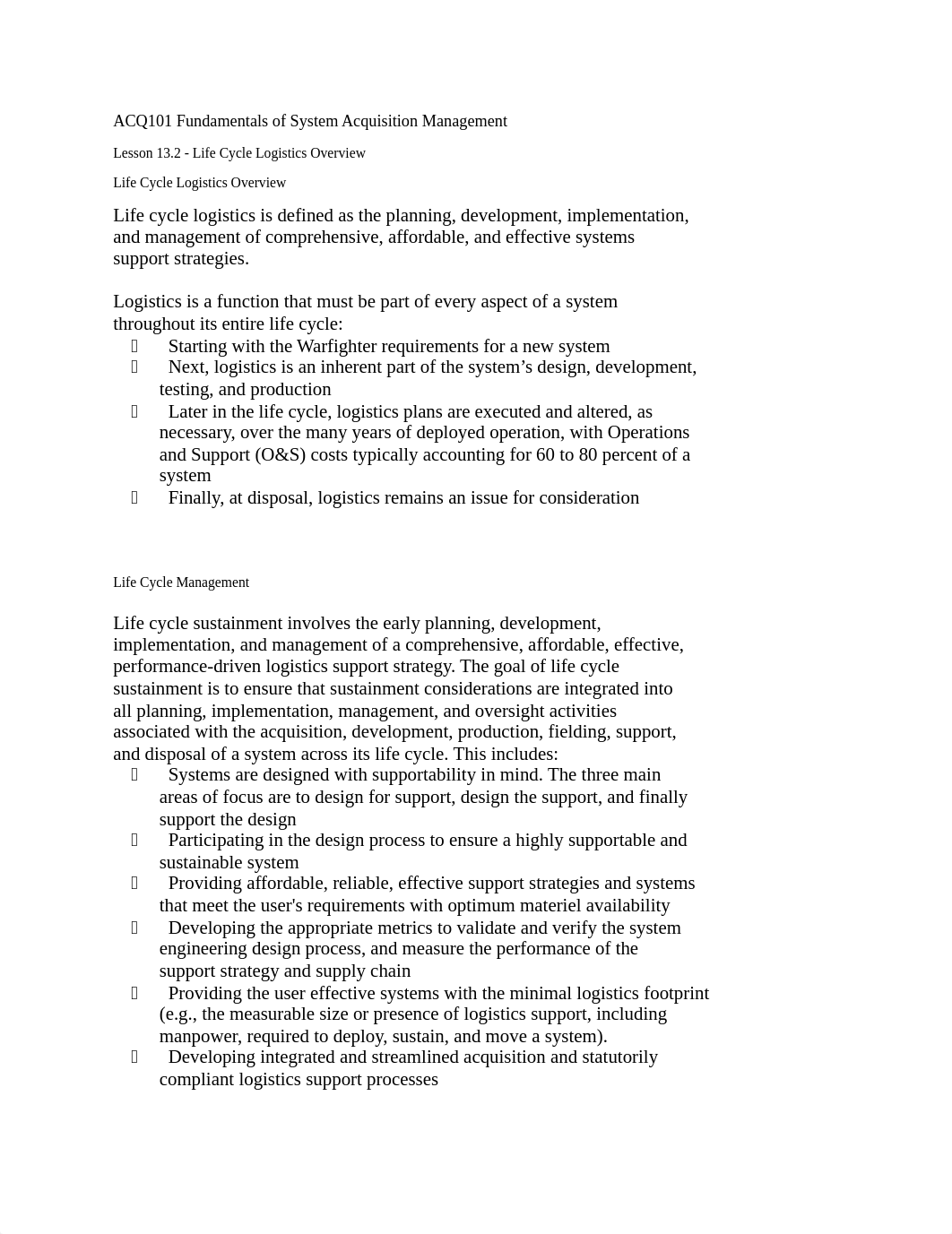 ACQ101 Fundamentals of System Acquisition Management Module 13.docx_d9o39q9mr8d_page1