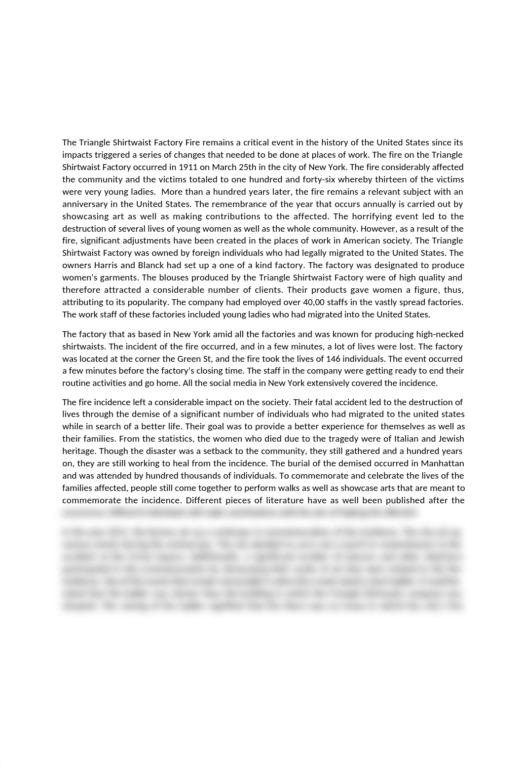 The Triangle Shirtwaist Factory Fire remains a critical event in the h_d9o44bazawh_page1