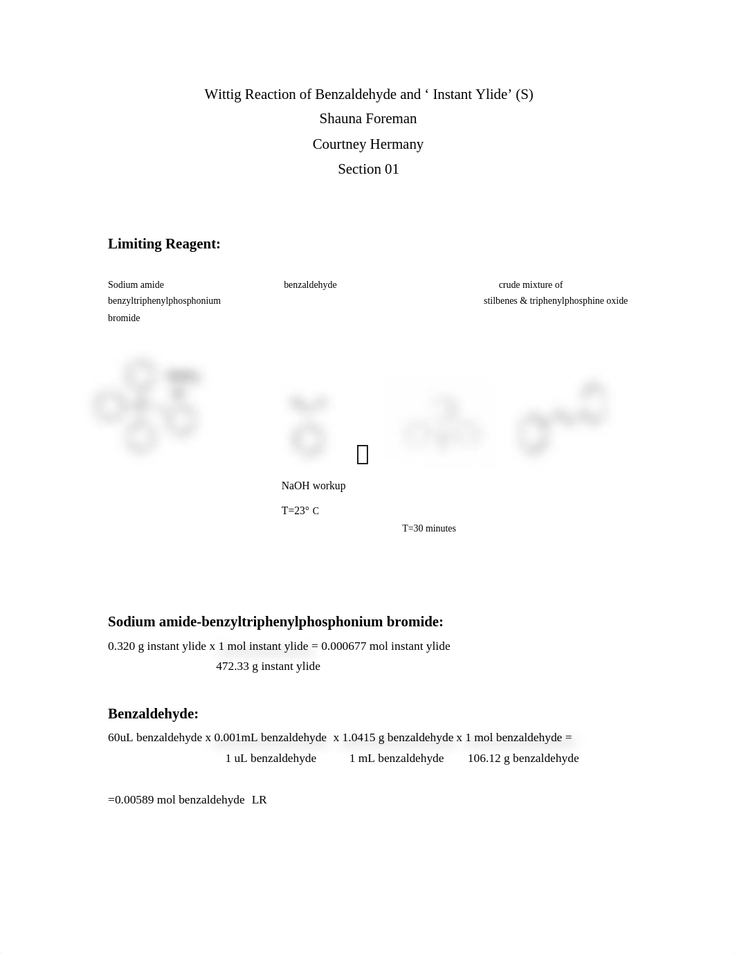 Wittig Reaction of Benzaldehyde and ' Instant Ylide'_d9o88buvv62_page1