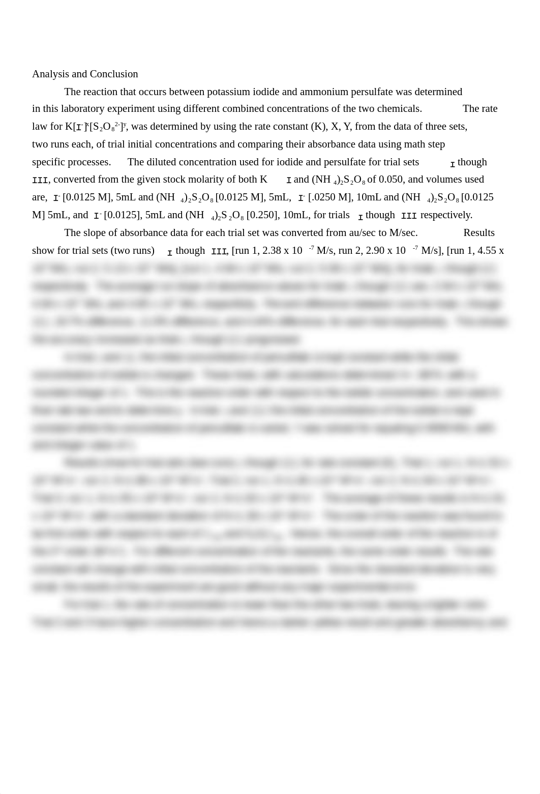 Lab 1- Kinetics- Determination of the Rate Law.docx_d9ocoode6zt_page2