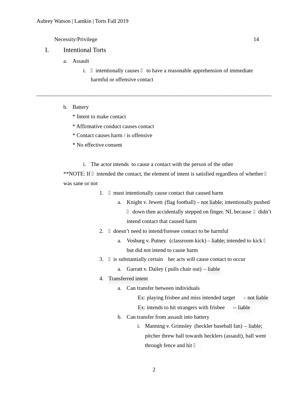 TORTS OUTLINE.docx_d9ogglzn2el_page2