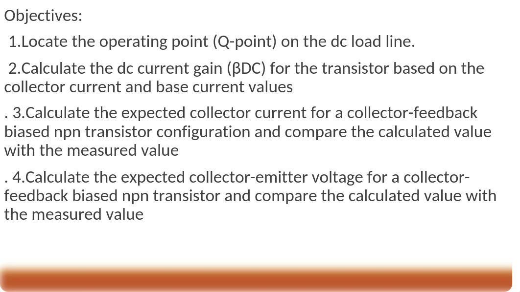 The experiment report, Transistor Collector Feedback Biasing.pptx_d9ooiiw5u9a_page2