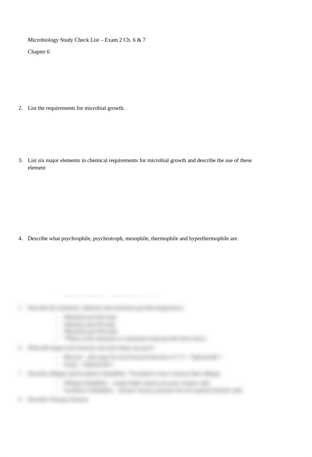 Microbiology Study Check List Ch. 6 & 7_d9opeau4har_page1