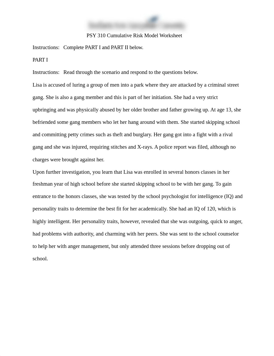 PSY 310 Module 3-1 Cumulative Risk Model Worksheet.docx_d9oqz4cnivt_page1