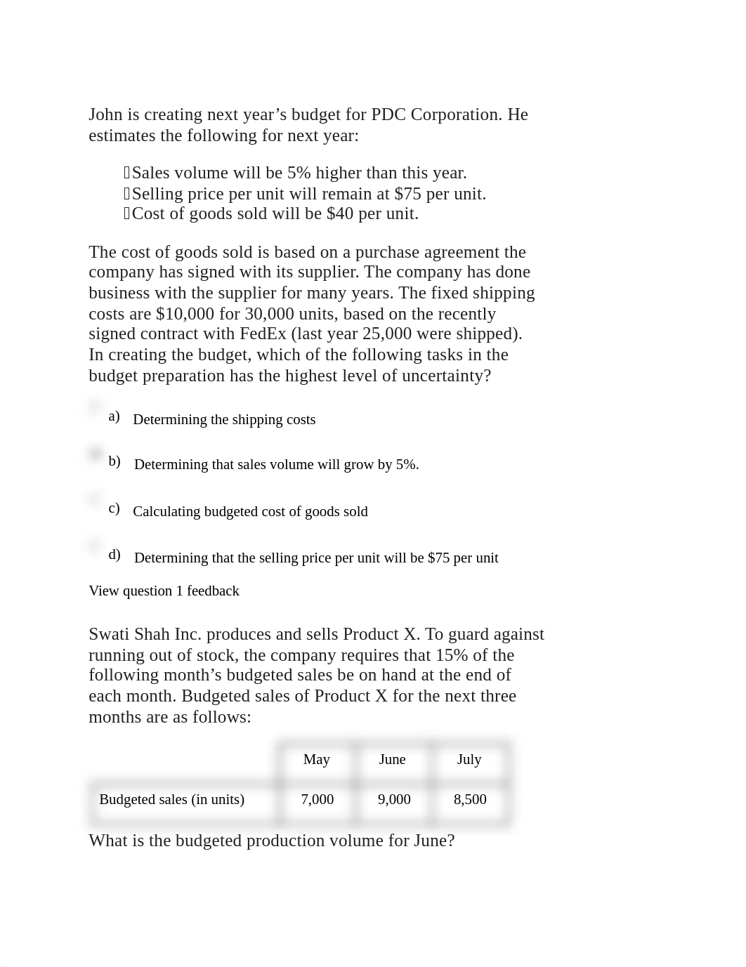 Chapter 2 Budgeting 2 - Master and Cash Budgets - MCQs - Core.docx_d9ox3xsfs0p_page1