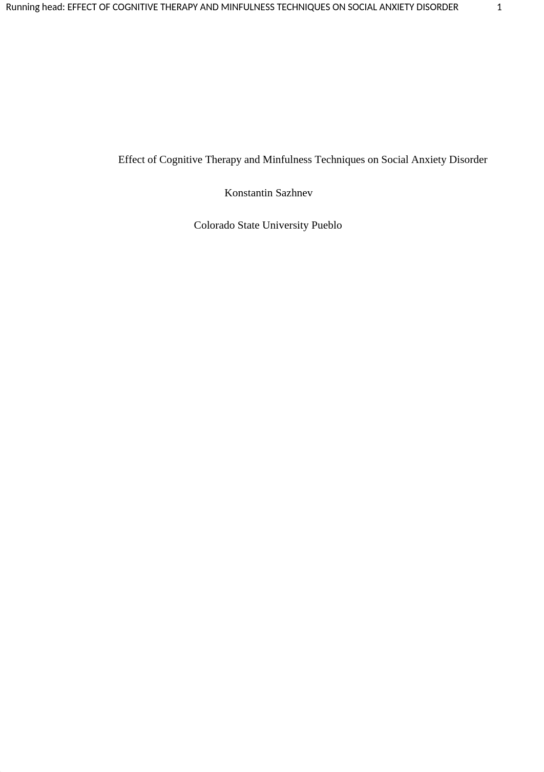 Effect of Cognitive Therapy and Minfulness Techniques on Social Anxiety Disorder.docx_d9ozhecoppp_page1