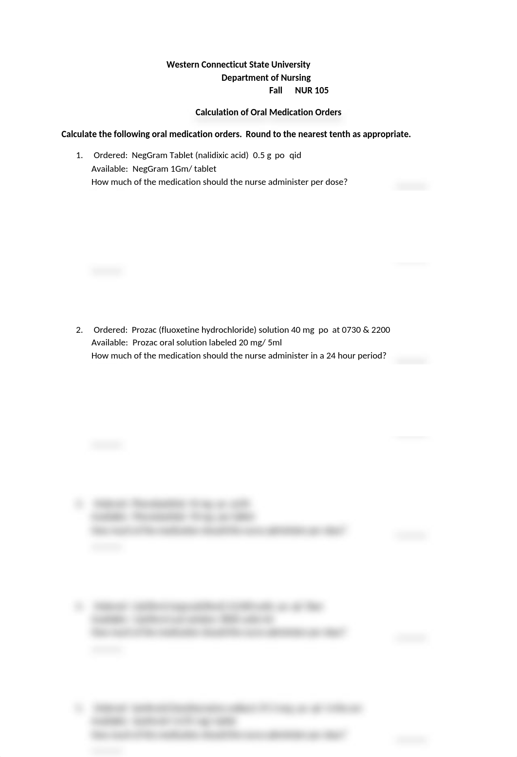 NUR 105 Calculation of oral medications orders Fall 2018.docx_d9p2nzou29n_page1