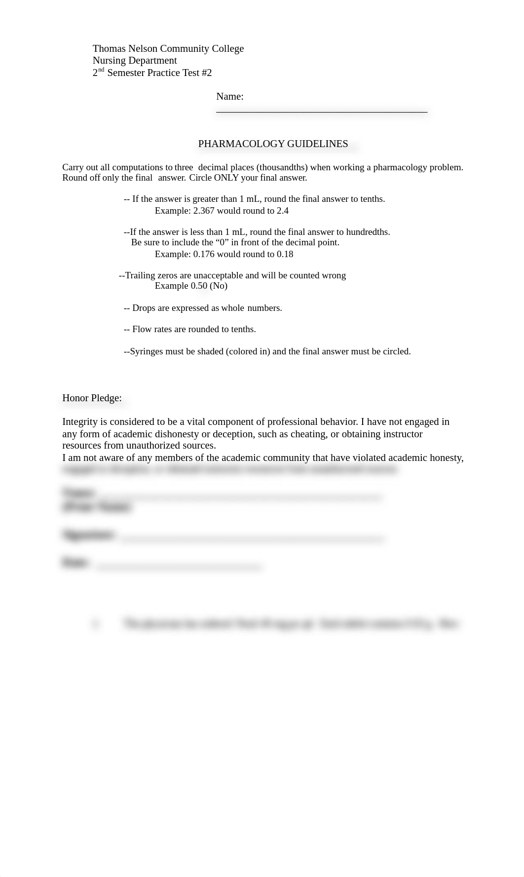 2nd Semester Dosage Calculations Practice Test #2.doc.docx_d9p5lghoop2_page1