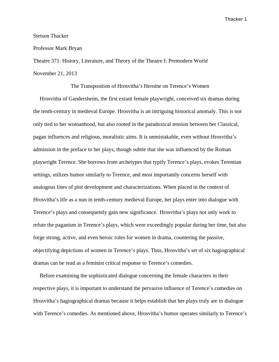 Hrosvitha-Terence Analytical Essay_d9ph4o8og31_page1