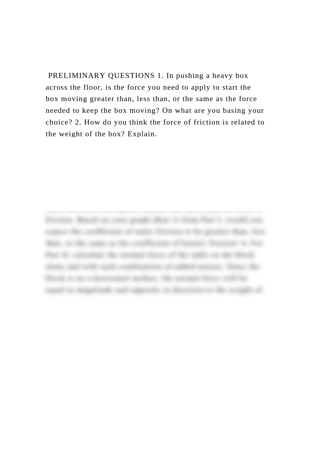 PRELIMINARY QUESTIONS 1. In pushing a heavy box across the floo.docx_d9plae2yt09_page2