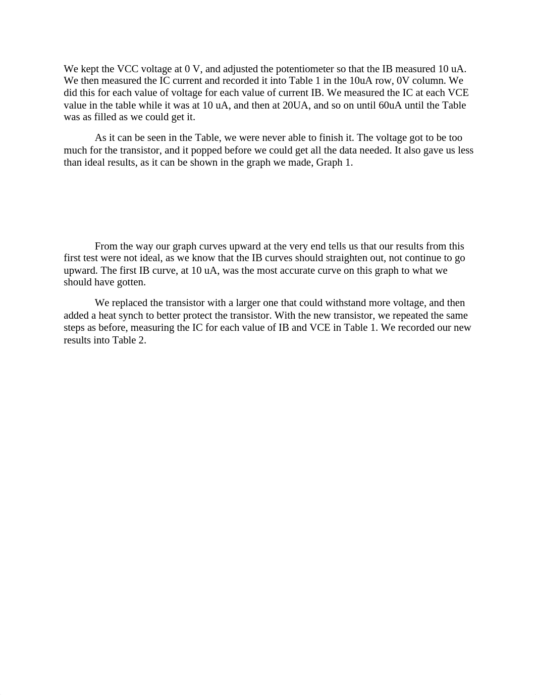 Experiment 12 Transistor Data and the Collector Characteristic Curve for the CE Connection_d9ps4j57ohv_page4