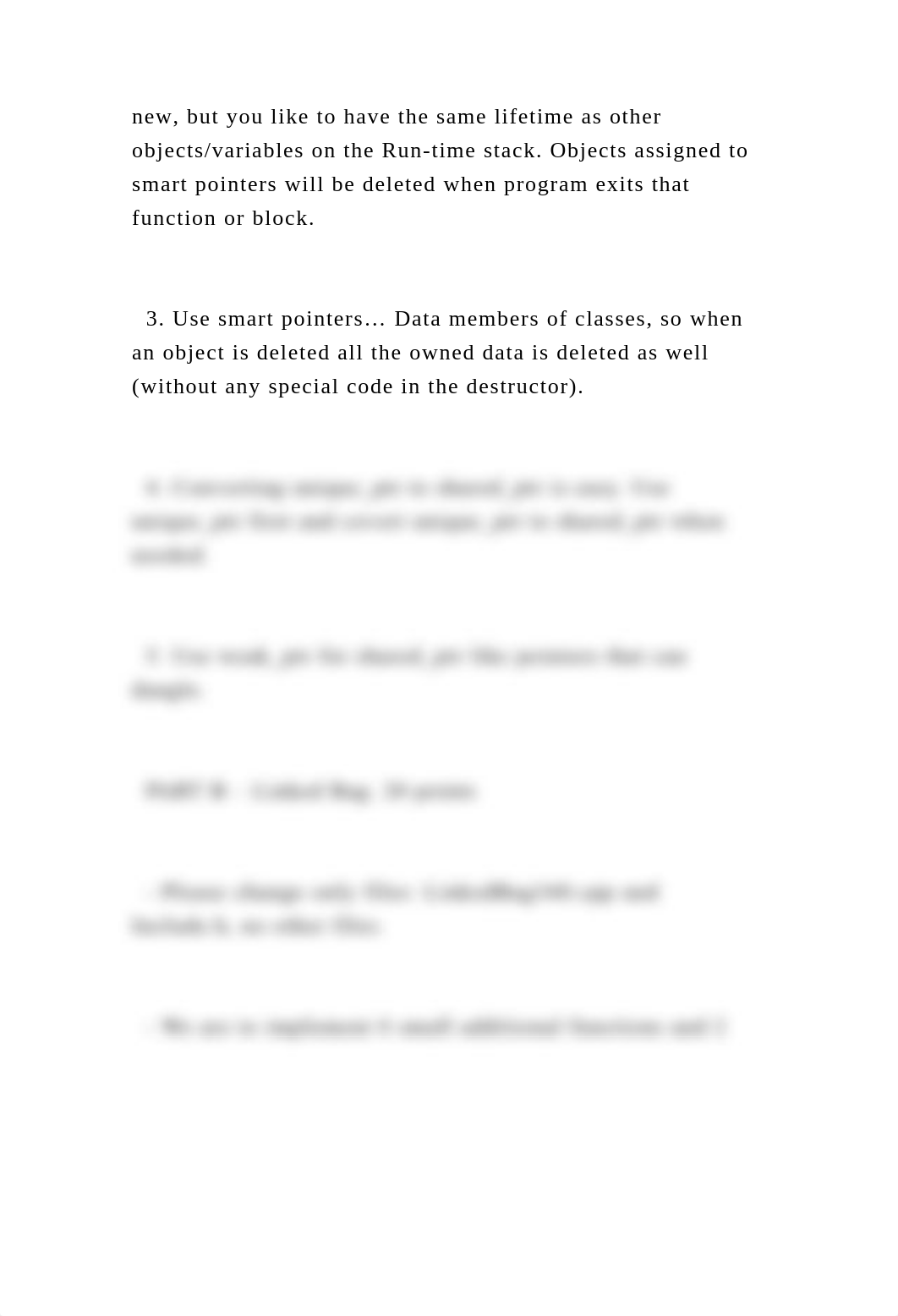 PART A - Smart Pointers. 10 points   - For each of the fo.docx_d9pvo0kywwm_page3