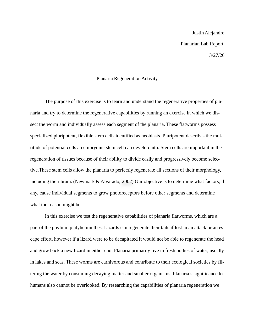 Planaria Regenerative Activity 2:27 document.docx_d9q18fka7u7_page1