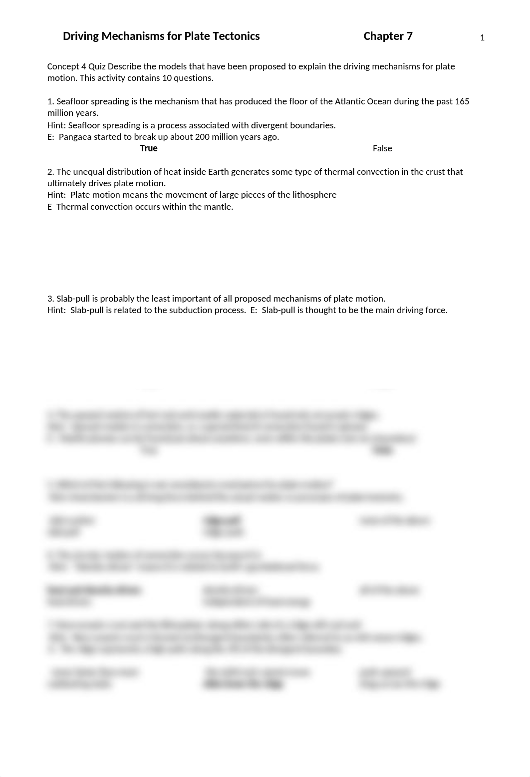 Chap 7 Concept 4 Quiz riving mechanisms for plate motion.docx_d9q46x16km2_page1