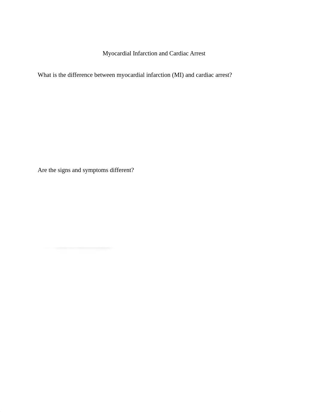 mod 2 assign 1 Kingsley Myocardial Infarction and Cardiac Arrest.docx_d9qdvx2ika3_page1