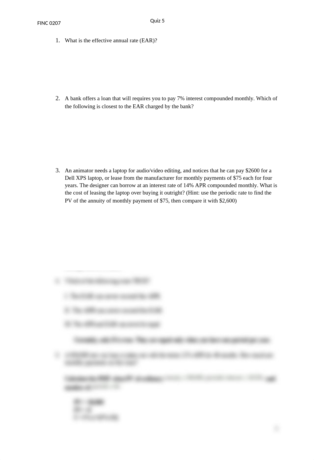 FINC 0207 - Quiz 5 - Answer.docx_d9qnq67zdpr_page1