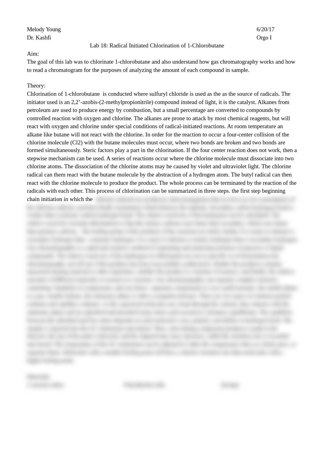 Lab 18 Radical Initiated Chlorination of 1-Chlorobutane  (1).docx_d9r4rh2c7p6_page1