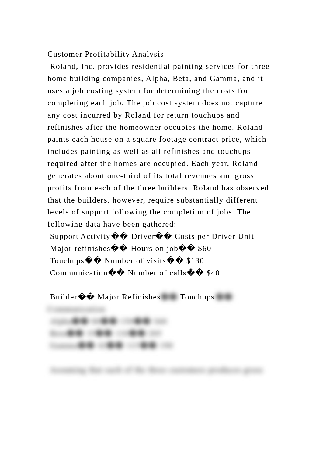 Customer Profitability Analysis Roland, Inc. provides residential .docx_d9r9mokopyw_page2