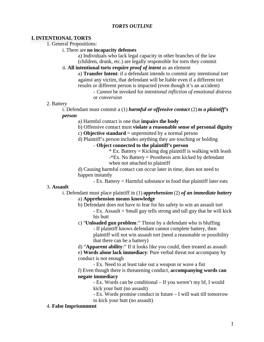 Torts Lecture Outline.docx_d9ri8q6q3ng_page1