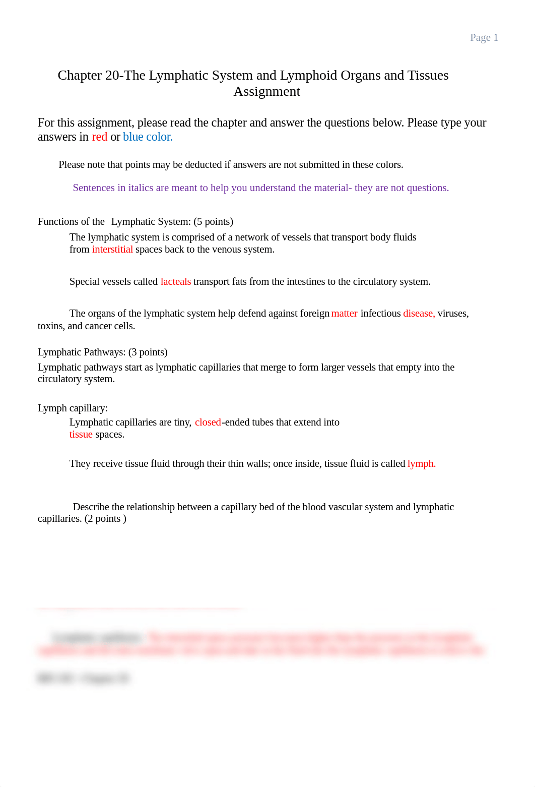 Chapter 20- The Lymphatic System and Lymphoid Organs and Tissues Assignment20202021.docx_d9rw98huozc_page1