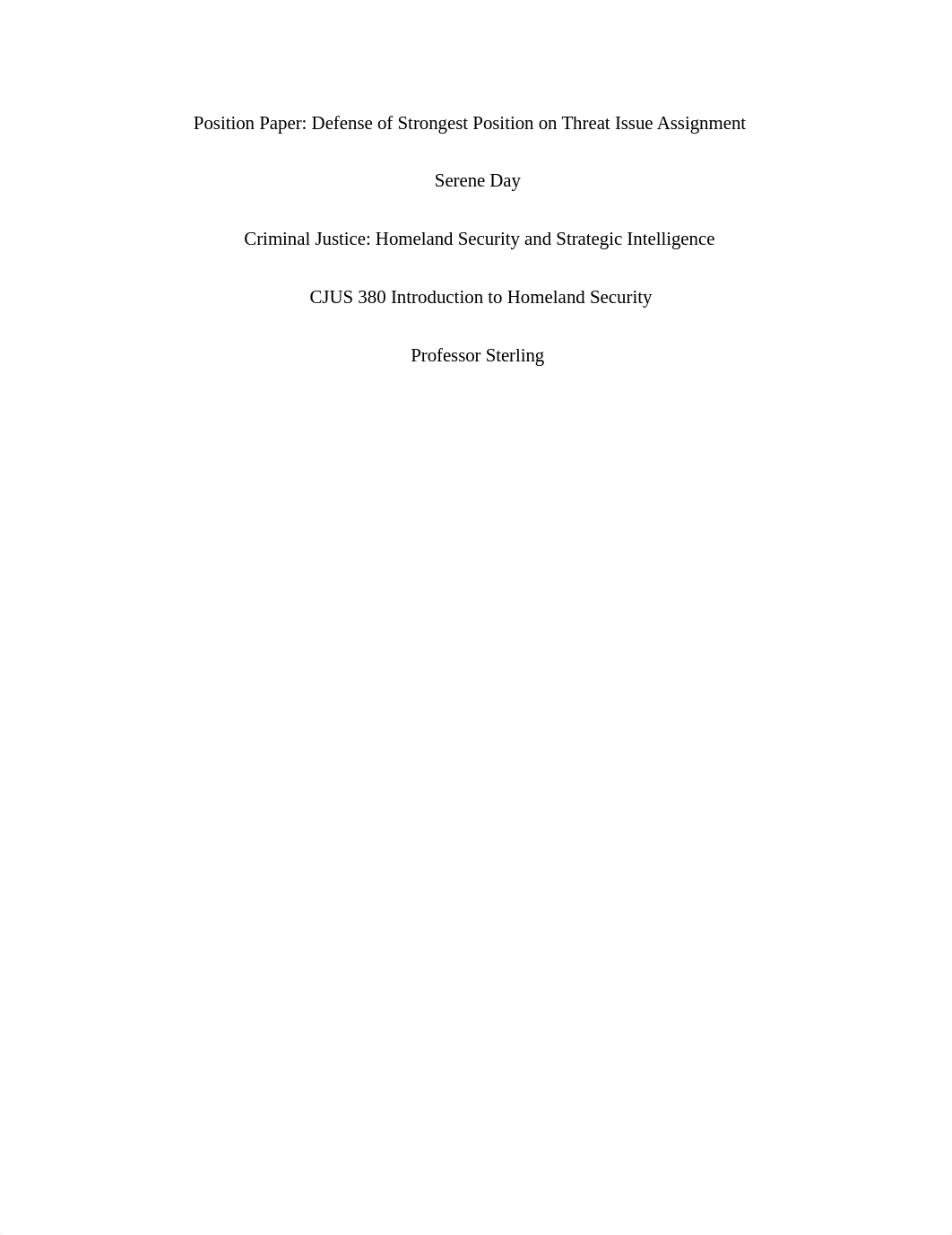 CJUS 380 Position Paper Strongest Position on Threat Issue Assignment.docx_d9rz3rg5dlh_page1